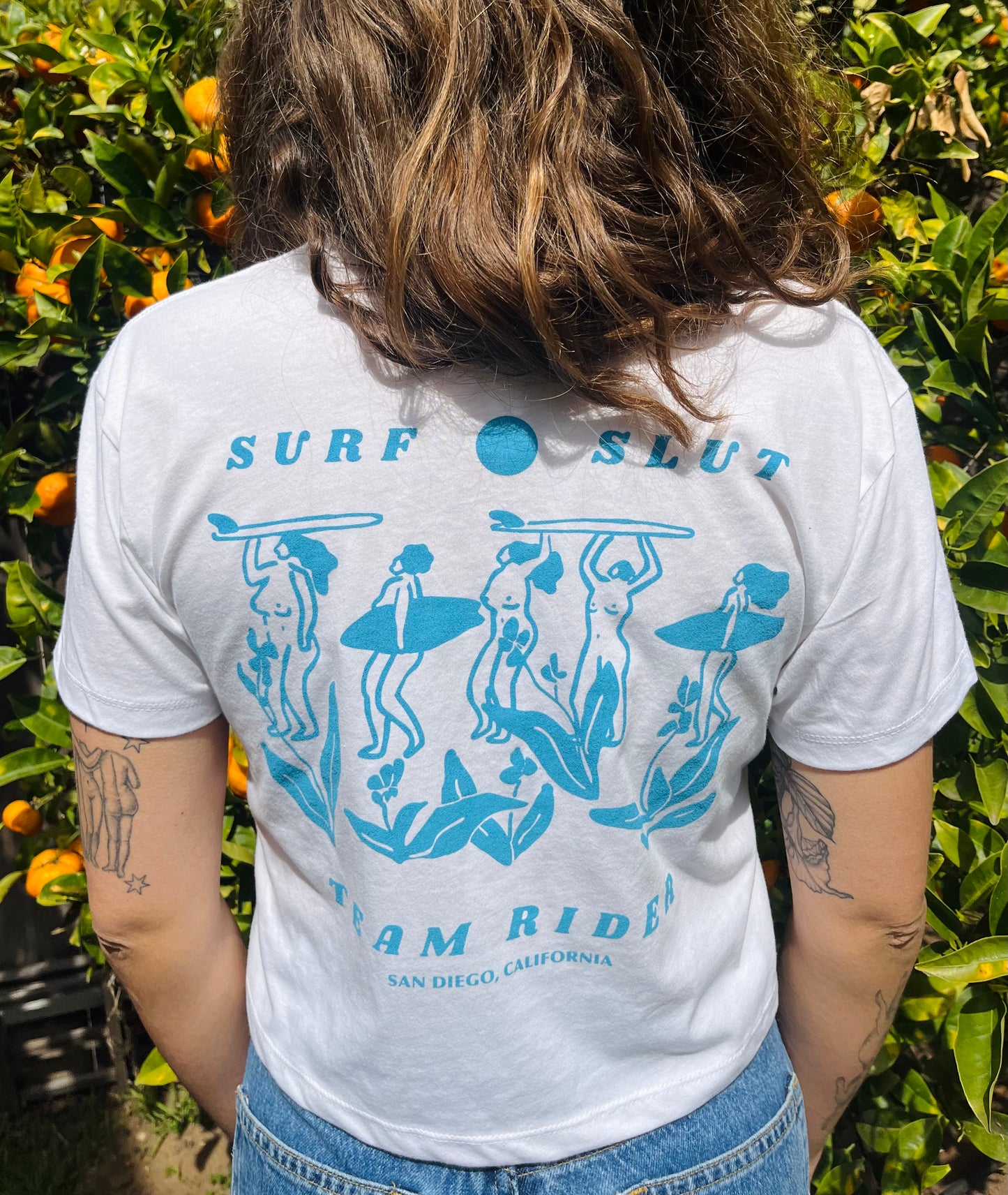 SURF SLUT Team Rider Crop Top