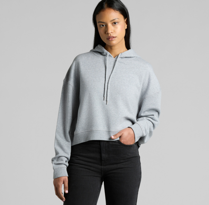 SURF SLUT Embroidered Cropped Hoodie