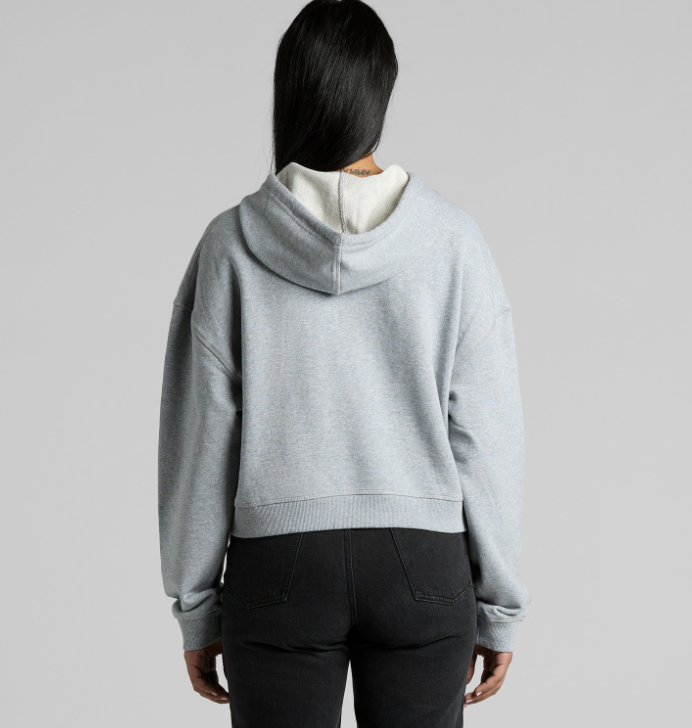 SURF SLUT Embroidered Cropped Hoodie
